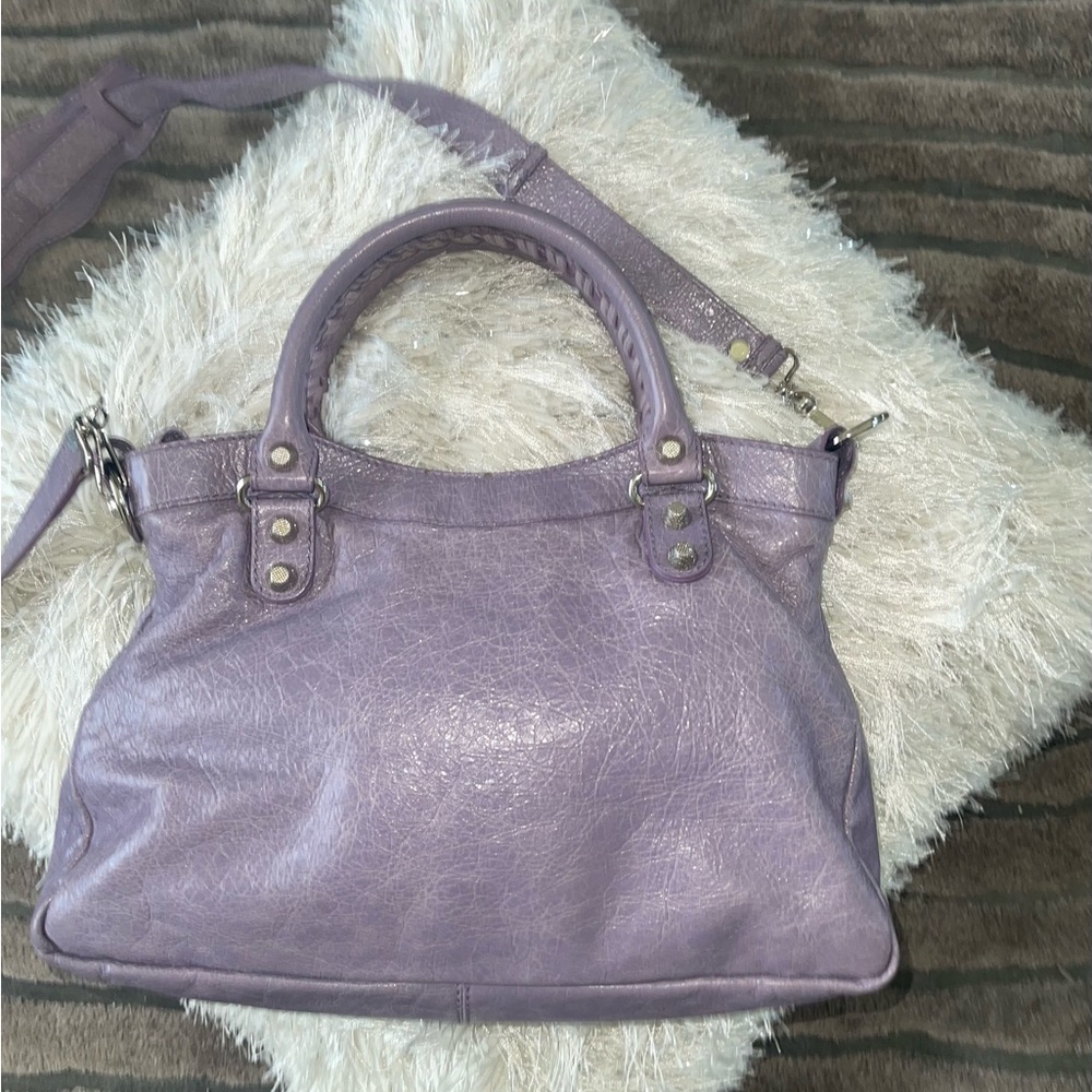 Balenciaga Purple City Bag - Picture 2 of 16